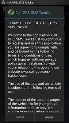 Call, GPS, SMS Tracker android App screenshot 0