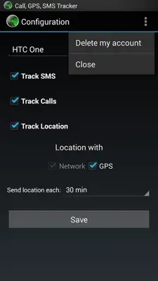 Call, GPS, SMS Tracker android App screenshot 4